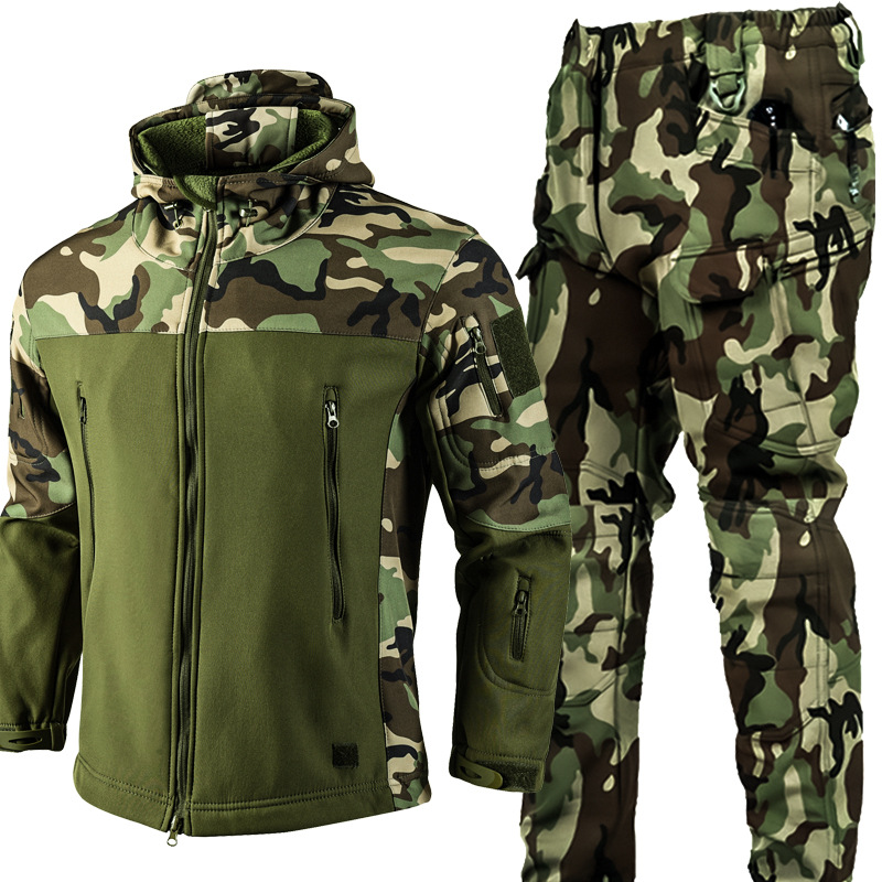 Men's 3-in-1 Shark Skin Softsh - Outdoor Hunting Pants Women 评论和价格