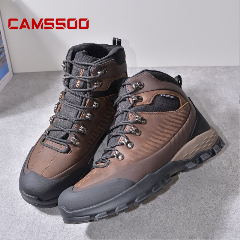 CAMSSOO cowhide hiking Shoes M - Outdoor Hunting Boots For Men 评论和价格