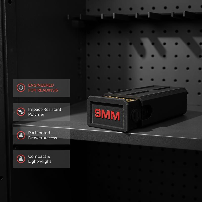 3D Printed 9mm  Storage Case 5 - Hunting And Outdoor Stores 评论和价格