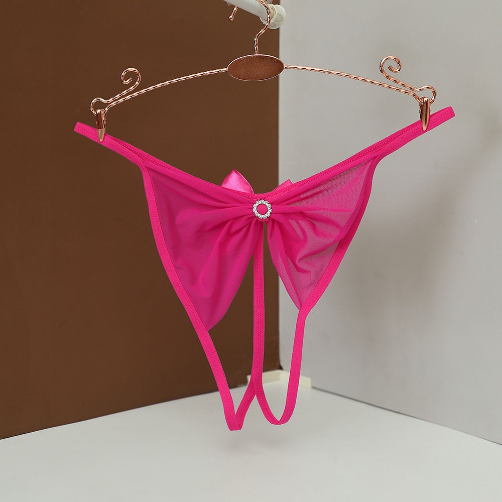Women Cute Bow Mesh Lace Thong - Bow Stringer Tool 评论和价格