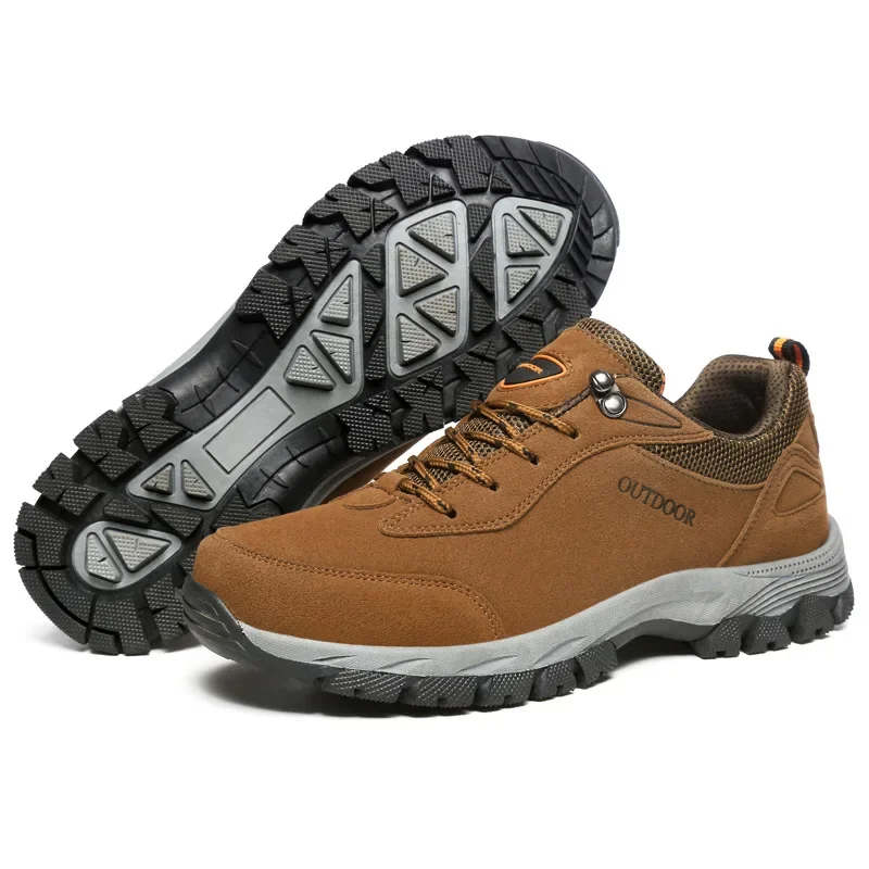 Men's Hiking Shoes Suede Leath - Hunting Outdoor Boots 评论和价格