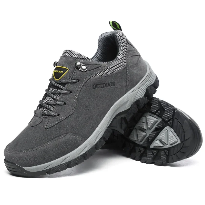 Men's Hiking Shoes Suede Leath - Hunting Outdoor Boots 评论和价格