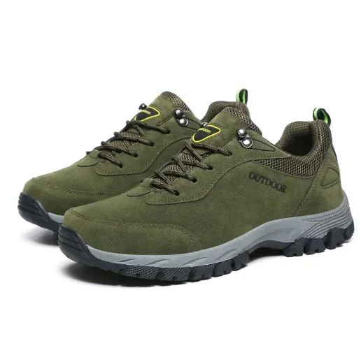 Men's Hiking Shoes Suede Leath - Hunting Outdoor Boots 评论和价格