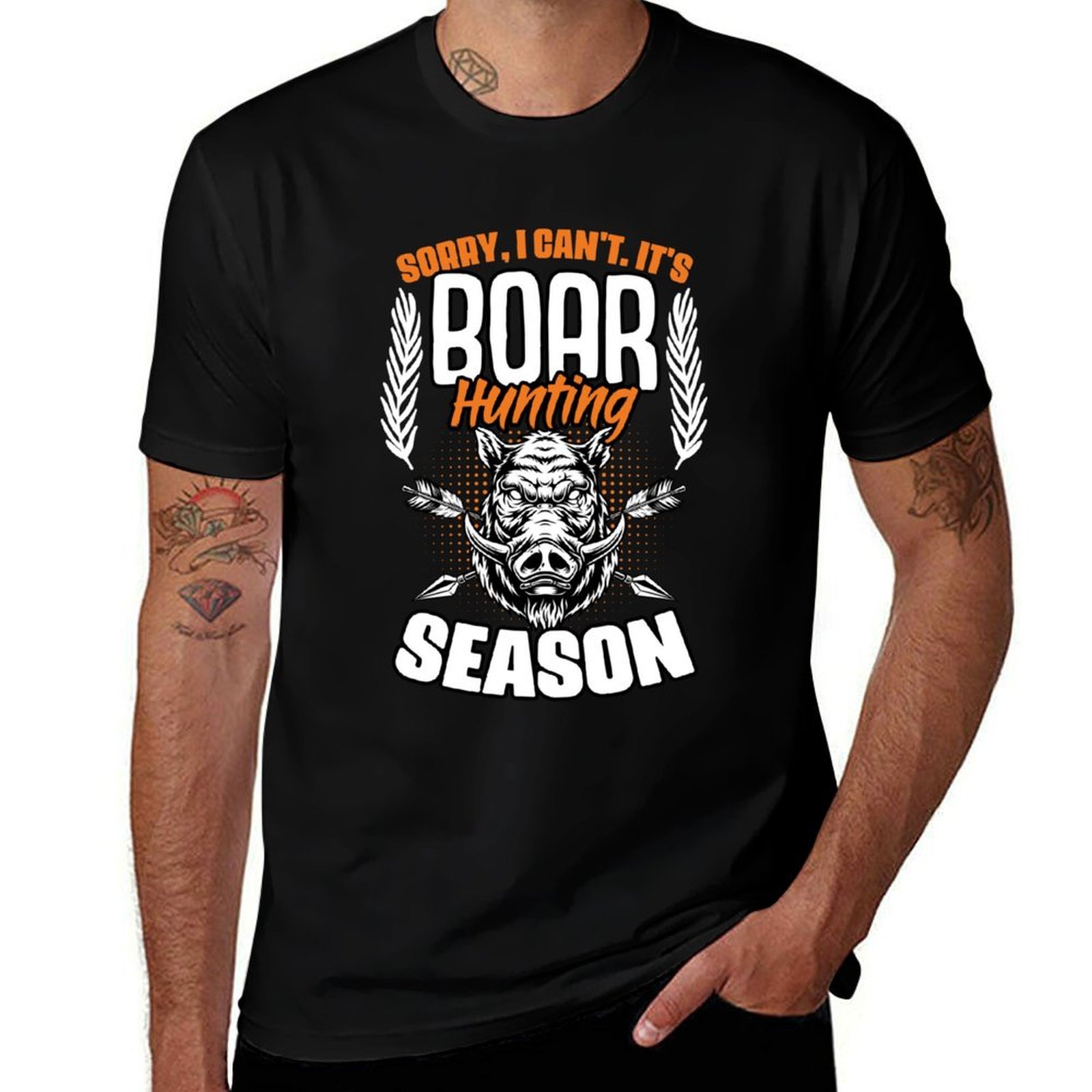 Sorry I Can't Funny Wild Boar  - Wildman Hunting & Outdoor Linton'S Corner Silver Lakes 评论和价格