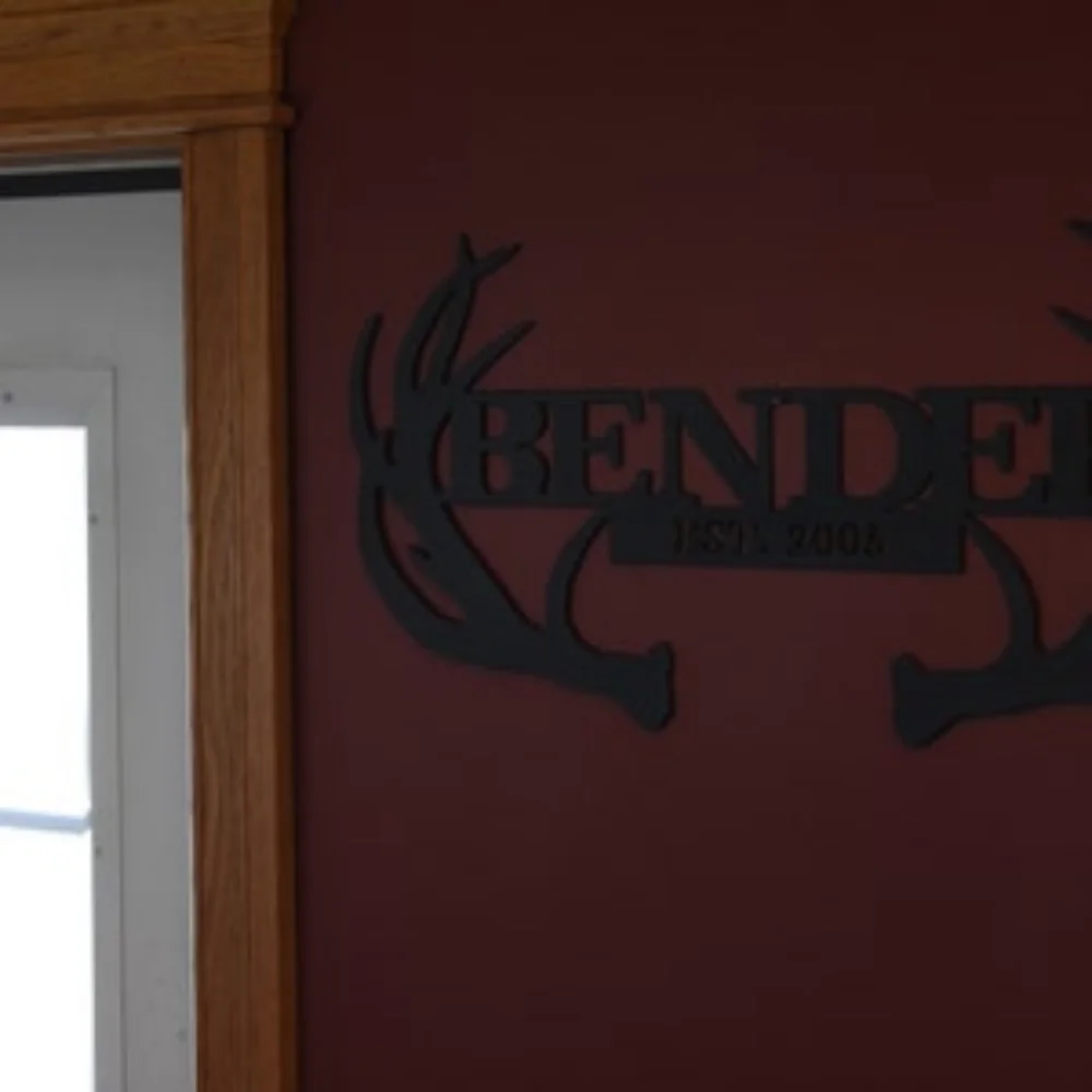 Custom Deer Antler Monogram Si - Hunting Outdoor Decor 评论和价格