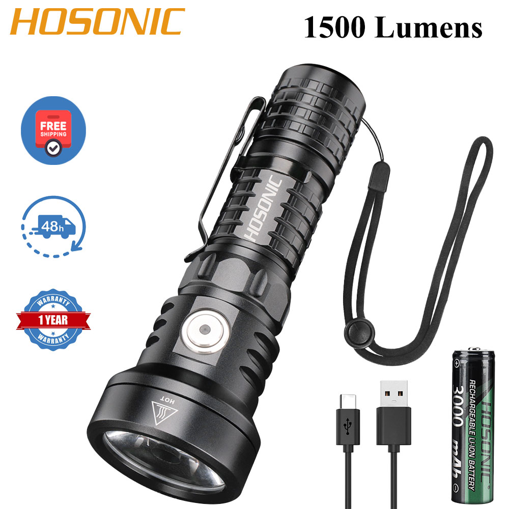 HOSONIC EC12 1500LM Pocket Fla - Outdoor Hunting Bike 评论和价格