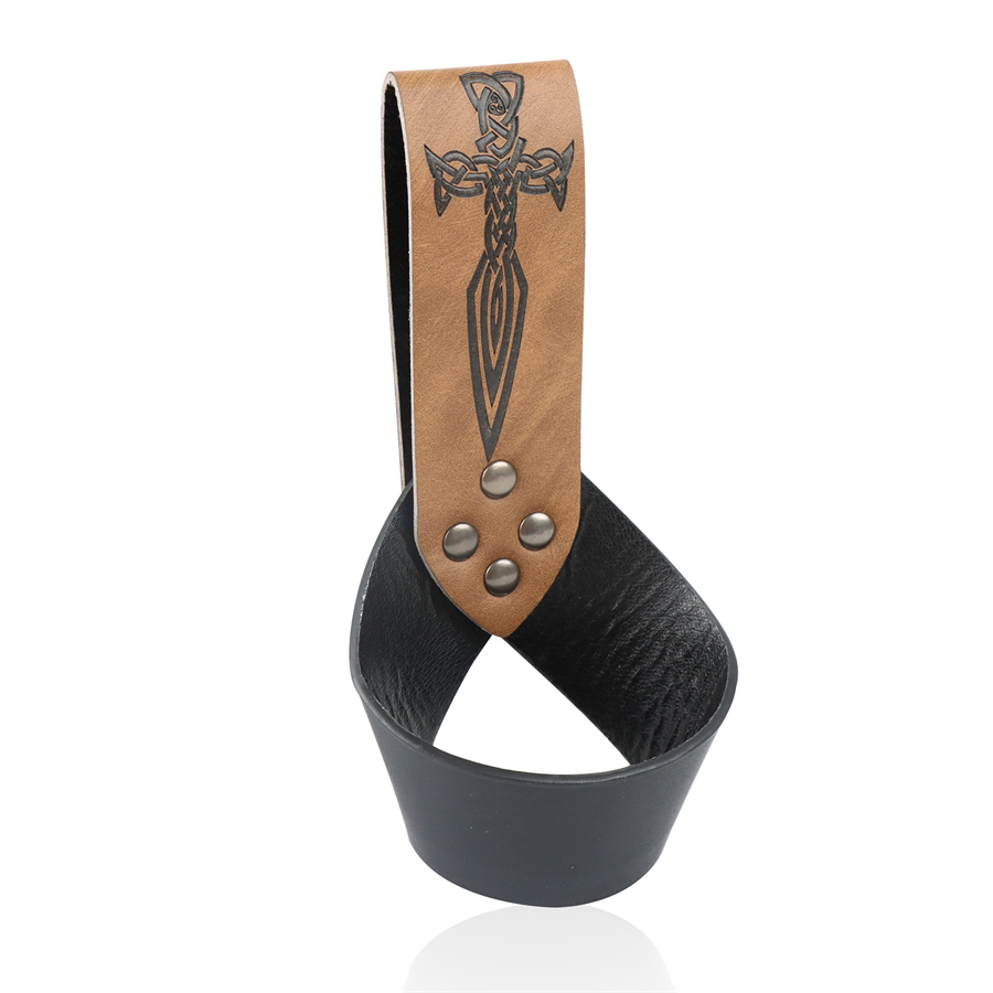 1pc Medieval PU Leather Sword  - Outdoor Hunting Tv 评论和价格
